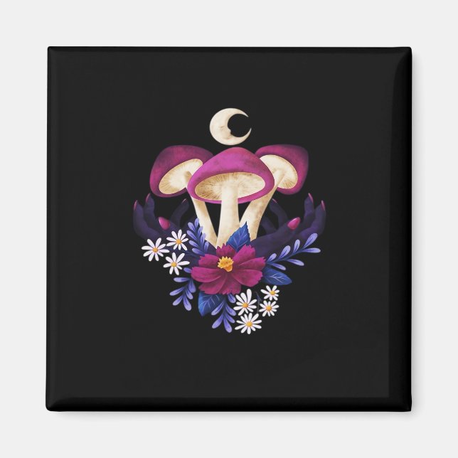 Imã Cogumelos Whimsigothic Clássicos (Frente)