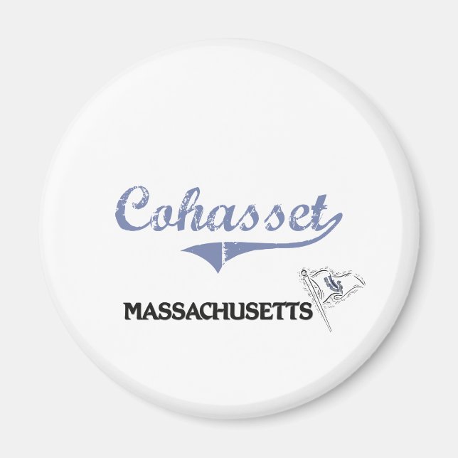 Imã Cohasset Massachusetts City Classic (Frente)