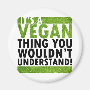 Imã Coisa do Vegan