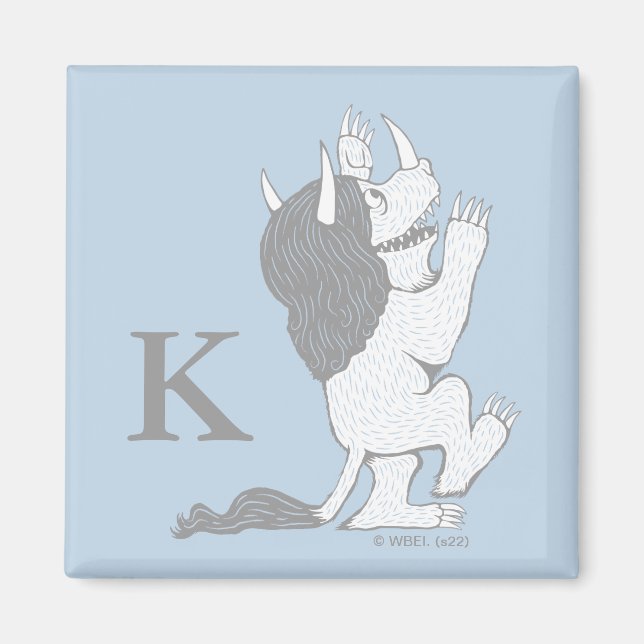 Imã Coisa Selvagem de Pastel | Adicione a sua versão i (Frente)