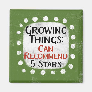 Imã Coisas Crescentes Gardening Magnet Frigorífico