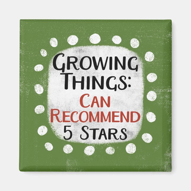Imã Coisas Crescentes Gardening Magnet Frigorífico (Frente)