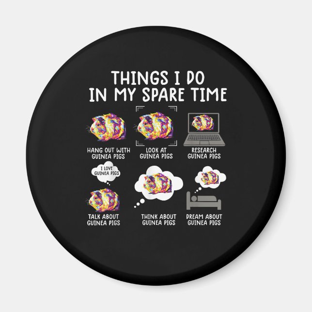 Imã Coisas Engraçadas Que Eu Faço No Meu Tempo Livre (Frente)