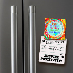 Imã "Coisas Grandes" Magneta de Inspirividade