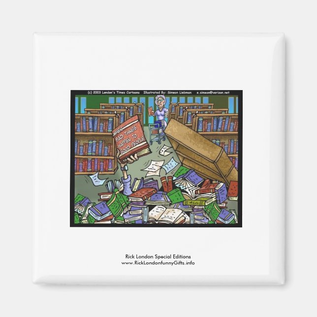 Imã Coisas Ruins Acontecem 2 Boas Pessoas Engraçadas M (Frente)