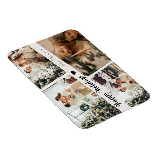 Ímã Colagem da família Feriado Fresco