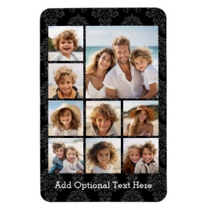 Ímã Colagem da foto de Instagram com as 9 fotos