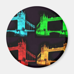 Imã Colagem da ponte da torre
