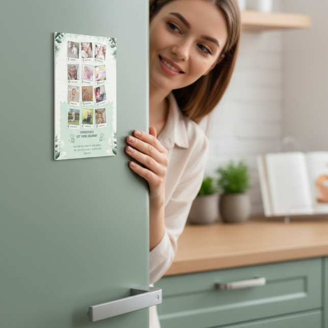 Ímã Colagem de Fotografias de 1rua Ano de Viagem Perso (Criador carregado)