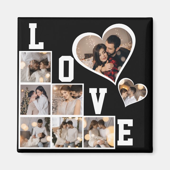 Imã Colagem de Fotografias do Design 8 (Frente)