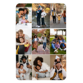 Ímã Colagem de Fotografias do Design 9