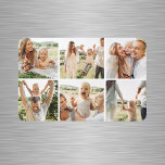 Ímã Colagem de Fotografias Personalizada 6 Simples Mod<br><div class="desc">Adicione um toque pessoal ao seu espaço com o nosso moderno e simples Magnet de Colagem de Fotografias 6! Este na moda permite mostrar seis das suas fotos favoritas, criando um design único e significativo. Perfeito para o seu frigorífico, armário ou qualquer superfície magnética, combina funcionalidade com um talento pessoal....</div>