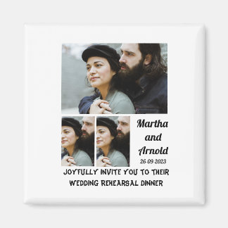 Imã Colagem de Fotografias personalizada do Janto de E