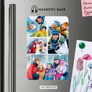 Ímã Colagem de Fotografias Simples 4