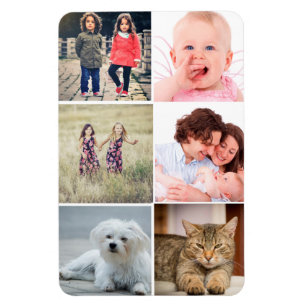 Ímã Colagem de Fotos de Família
