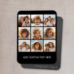 Ímã Colagem de Fotos do Instagram com 9 fotos<br><div class="desc">Use suas fotos sem quadros nesta! Adicione suas fotos e instantâneos favoritos a esta faixa para obter um dispositivo de memória divertido. Uma maneira artística de mostrar seus melhores fotos de compartilhamento de fotos.</div>