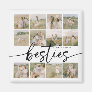 Imã Colagem de Fotos Personalizadas das Melhores Amiga