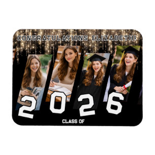 Ímã Colagem de Fotos Personalizadas para Formatura
