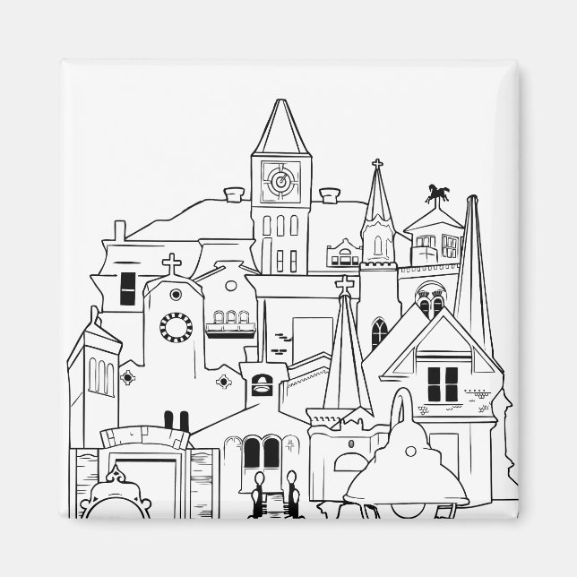 Imã colagem de galena ilIllinois (Frente)