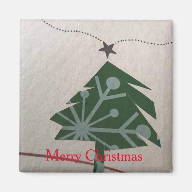 Imã Colagem de Natal com Tony Cimino (Frente)