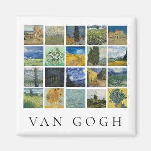 Imã Colagem de pintura de arte Vincent Van Gogh