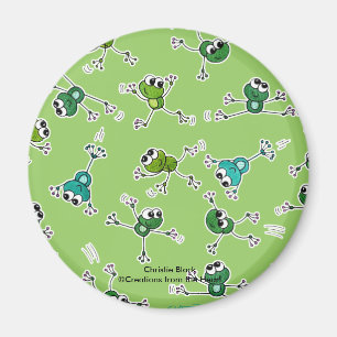 Imã Colagem do sapo