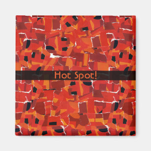Imã Colagem Mosaico Falso Quente
