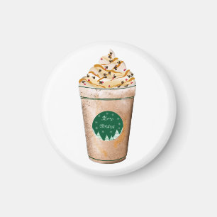 Imã Colar de chave de Merry Christmas Caramel Drizzled