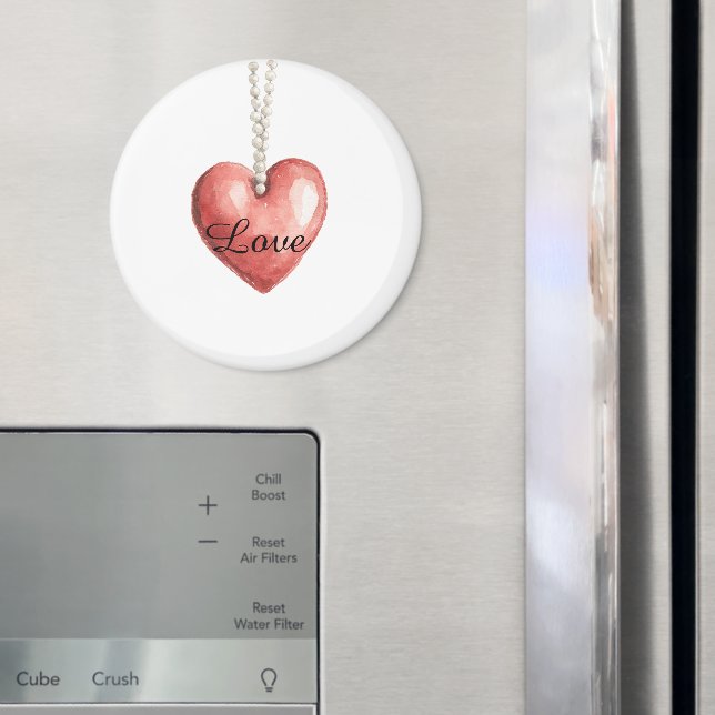 Imã Colar de Coração Vermelho (In Situ (Fridge))