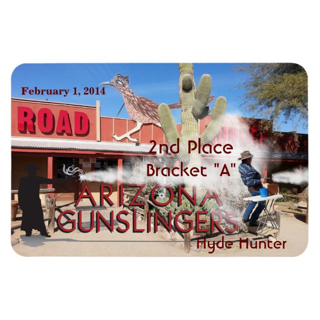 Ímã Colchete de Salão do Roadrunner Um Lugar De segund (Horizontal)