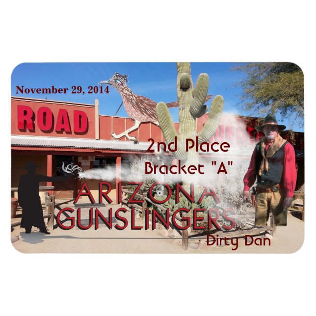 Ímã Colchete de Salão do Roadrunner Um Lugar De segund (Horizontal)