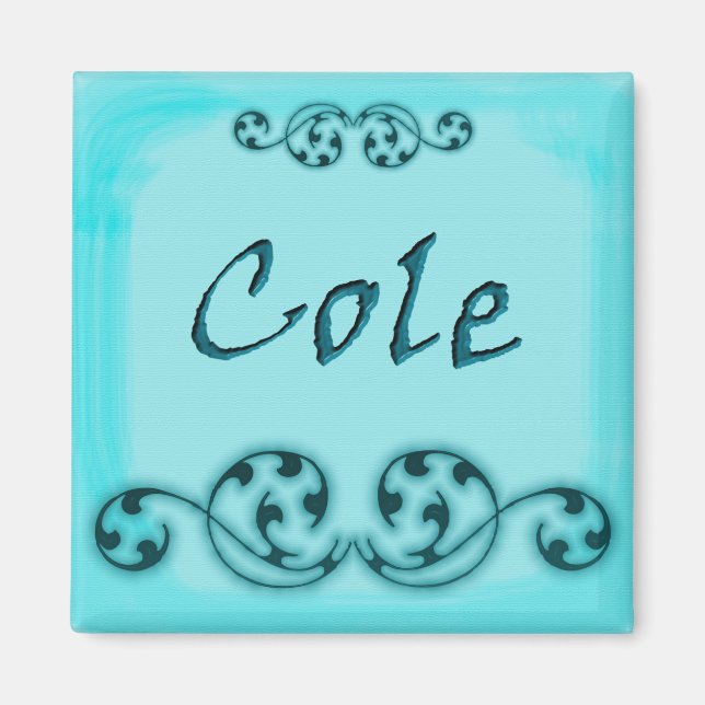 Imã Cole Magnet Ornamental (Frente)