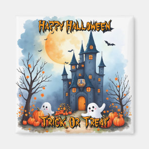 Imã Coleção Assustadora de Halloween Moderna e Fofa