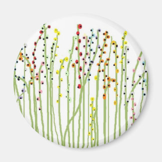 Imã Coleção Branca "FLORES DE PRIMAVERA"