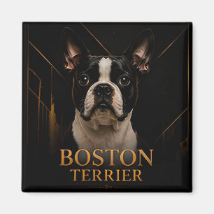 Imã Coleção Clássica Americana Boston Terrier
