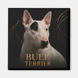Imã Coleção de Caracteres Ousados do Bull Terrier