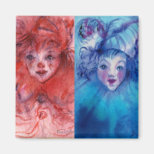 Imã COLEÇÃO DE FLORES / Bola Masquearde Veneziana