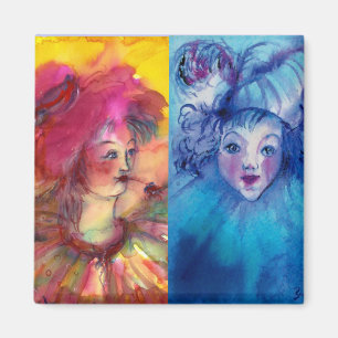 Imã COLEÇÃO DE FLORES / Bola Masquearde Veneziana