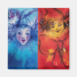 Imã COLEÇÃO DE FLORES / Bola Masquearde Veneziana