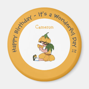 Imã Coleção de Flower Whimsic Child