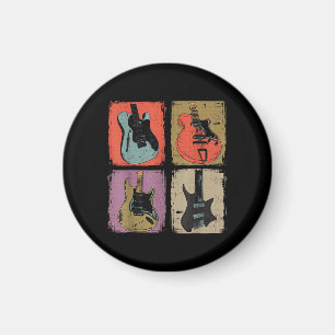 Imã Coleção de Guitarra Elétrica Banda Guitarrista Vin