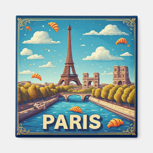 Imã Coleção de Lembranças da Viagem a Paris França