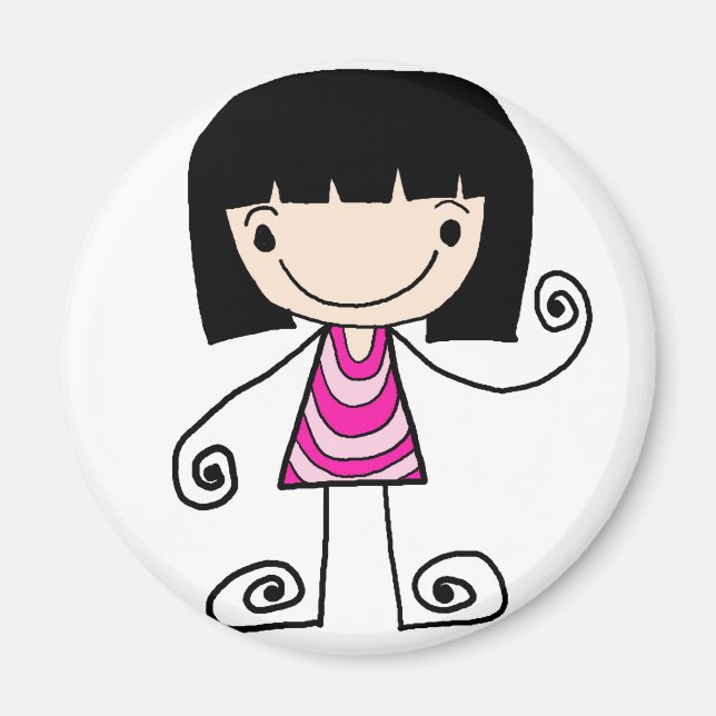 Imã coleção de meninas (Frente)