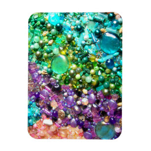 Ímã Coleção de Miçangas Coloridas