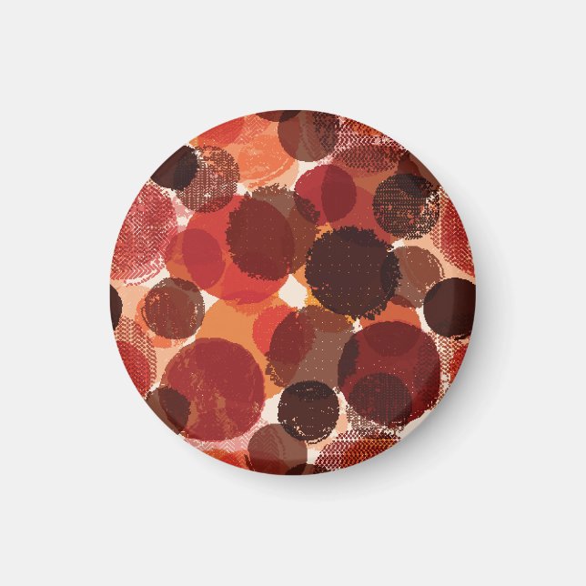 Imã Coleção de Padrões sem costura abstrato (Frente)