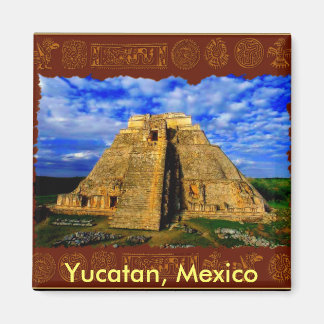 Imã Coleção de Yucatan do Templo Aztec Mayan