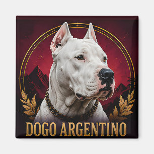 Imã Coleção Elite Coragem Dogo Argentino