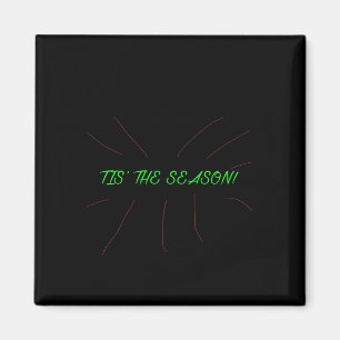 Imã Coleção Gráfica Minimalista 'Tis Season Clean