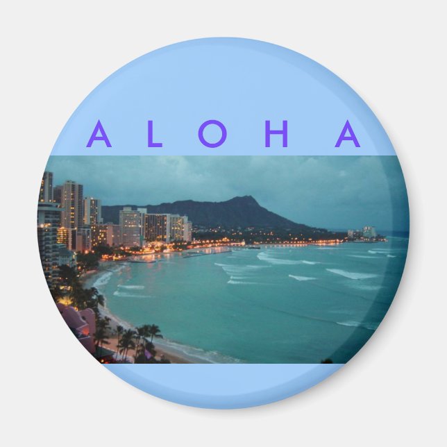 IMÃ COLEÇÃO HAWAII ALOHA (Frente)