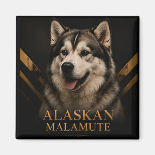 Imã Coleção Legado Ártico do Malamute do Alasca